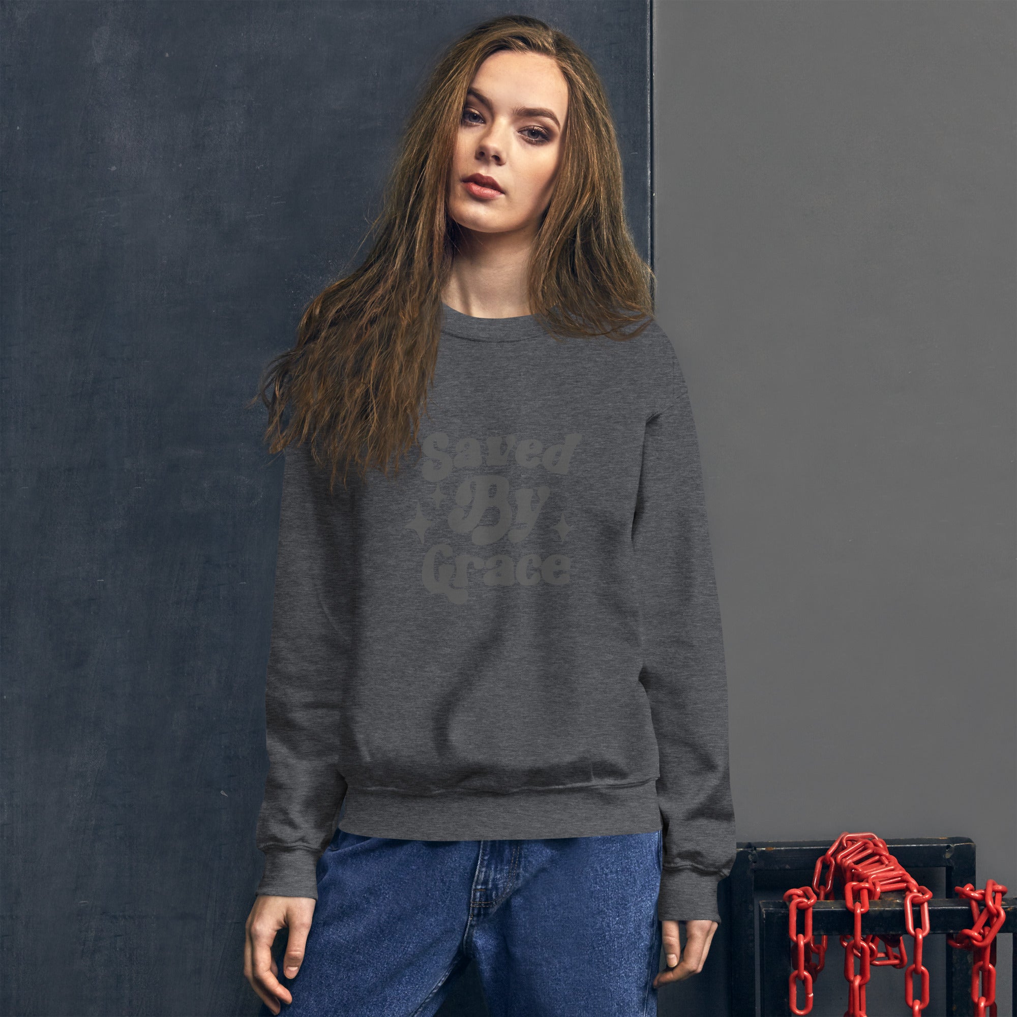 Saved By Grace Sweatshirt – Clean Slate Clothing Co.
